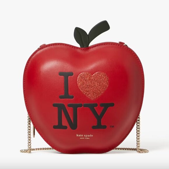 I Love NY X Kate Spade New York Big Apple Crossbody - Picture 1 of 16